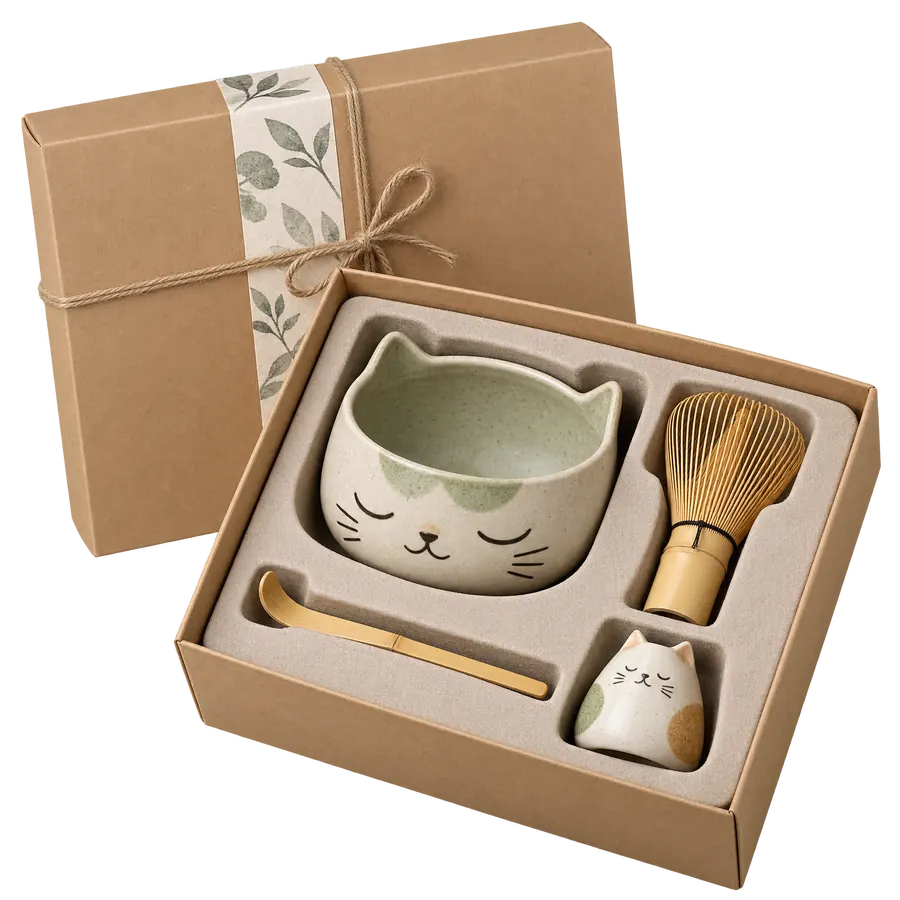 Matcha set in a gift box